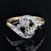 Ring 51 Old you and me diamond ring 58 Facettes 21-171-51
