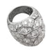 Ring 51 Cartier “Serpentine” ring in platinum and diamonds. 58 Facettes 29166-1