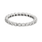 Bague 52 Alliance américaine Or blanc Diamants 0.80ct 58 Facettes 240032
