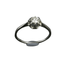 Bague 56 Solitaire Diamant, Monture Platine. 58 Facettes 1061428
