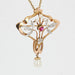 Brooch Brooch - Art Nouveau pendant pearls diamonds ruby 58 Facettes 21-254