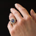 Bague 51 Bague saphir bleu et diamants 58 Facettes G44-8198953-51-1