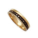 49 Alliance Boucheron “Quatre” ring in pink gold and chocolate PVD. 58 Facettes 30310