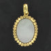 Pendant Antique miniature medallion pendant on porcelain and fine pearls 58 Facettes 17-343