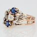 Ring 53 Old ring 3 sapphire diamond rings 58 Facettes 21-120-53