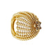 Ring 51 Cartier “Cactus de Cartier” ring in yellow gold and diamonds. 58 Facettes 30217