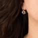 Earrings Old rose gold diamond sleeper earrings 58 Facettes 17-042