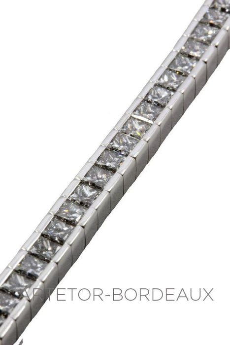 Bracelet Ligne moderne diamants 58 Facettes 31151