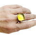 Ring 55 Pomellato ring, “Nudo Assoluto”, two golds and lemon quartz. 58 Facettes 30171