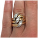 Ring 53 Cartier “Trille” model ring in yellow and white gold, diamonds. 58 Facettes 27777-1