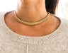 Tubogas 1950 necklace in yellow gold 58 Facettes