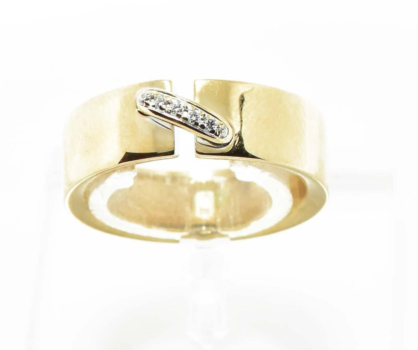 Bague Vintage GL Paris (Gaston Lorier) - Taille 58 - Doré - Occasion
