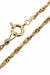 Old twisted long necklace 58 Facettes 036461