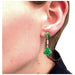 Earrings “Buddha” earrings in white gold, jadeite and diamonds. 58 Facettes 8188
