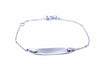 Bracelet Bracelet Gourmette Or blanc 58 Facettes 990407CN