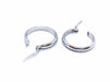 Boucles d'oreilles Boucles d'oreilles Créoles Or blanc 58 Facettes 990296CD