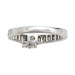 Cartier "1895" ring in platinum, 0,75 carat diamond. second-hand back jewel