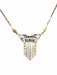 Two gold Art Deco necklace, Circa 1930 58 Facettes
