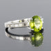 Ring 52 Peridot and diamond ring 58 Facettes 13-177-7456157-52