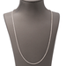 White gold cord necklace 58 Facettes E359388
