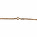 Yellow gold chain necklace with curb chain. 58 Facettes 30280