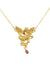 Chimera diamond and ruby ​​necklace 58 Facettes 22551