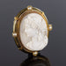 Brooch Antique Cameo Brooch on Agate and Fine Pearls 58 Facettes 99-327