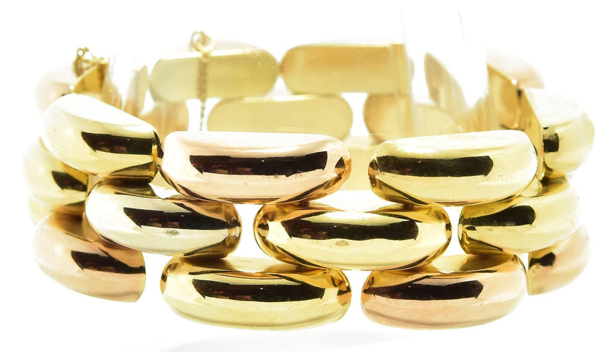 Bracelet Bracelet Tank 3 ors 58 Facettes