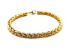Bracelet Palm tree mesh bracelet Yellow gold 58 Facettes 1169902CN