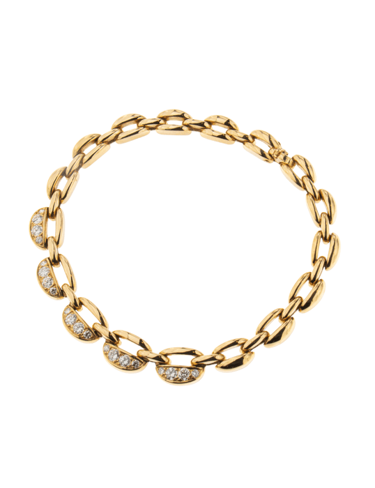 Van Cleef & Arpels - Bracelet in Yellow Gold and Diamonds