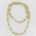 Necklace Antique gold necklace with round mesh 58 Facettes 17-084