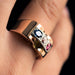 Ring 52 Patriotic Tank Ring Sapphire Diamond Ruby 58 Facettes 20-349-49
