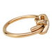 Ring 55 Chaumet “Jeux de Liens” ring in pink gold and diamonds. 58 Facettes 30679