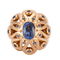 Bague 51 Bague Dôme Saphirs 58 Facettes