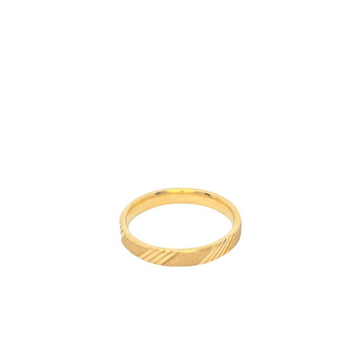 Bague Alliance or jaune 58 Facettes 27292