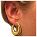 Boucles d'oreilles Paire de boucles d'oreilles "créoles" Zolotas en or jaune. 58 Facettes 27667