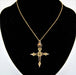 Pendentif Croix ancienne Jeannette en or 58 Facettes 20-521