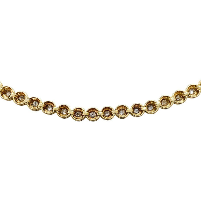 Collier Collier rivière diamants en or. 58 Facettes 30255