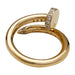 Ring 49 Cartier “Juste un Clou” ring in yellow gold and diamonds. 58 Facettes 29970