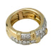 Ring 58 Fred “Isaure” ring, two tones of gold, diamonds. 58 Facettes 29242-1