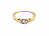 Ring 49 Solitaire Ring Yellow Gold Diamond 58 Facettes 951836CD
