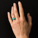 Bague 51 Bague turquoises, perle fine et diamants 58 Facettes 14-092-8206327-51