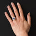 Bague 51 Bague saphir bleu et diamants 58 Facettes G44-8198953-51-1