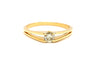 Ring 52 Solitaire Ring Yellow Gold Diamond 58 Facettes 758208CN