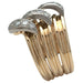Ring 53 Cartier “Trille” model ring in yellow and white gold, diamonds. 58 Facettes 27777-1
