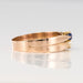Ring 58 Old rose gold ring you and me fine sapphire pearl 58 Facettes 20-232-56