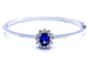 Bracelet Bracelet Or blanc Tanzanite 58 Facettes 997179CN
