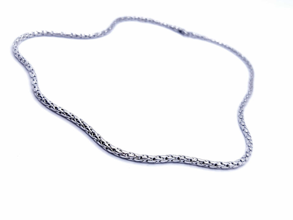 Collier Collier Or blanc 58 Facettes 1011040CD