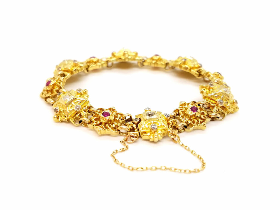 Bracelet Bracelet Or jaune Diamant 58 Facettes 836609CN