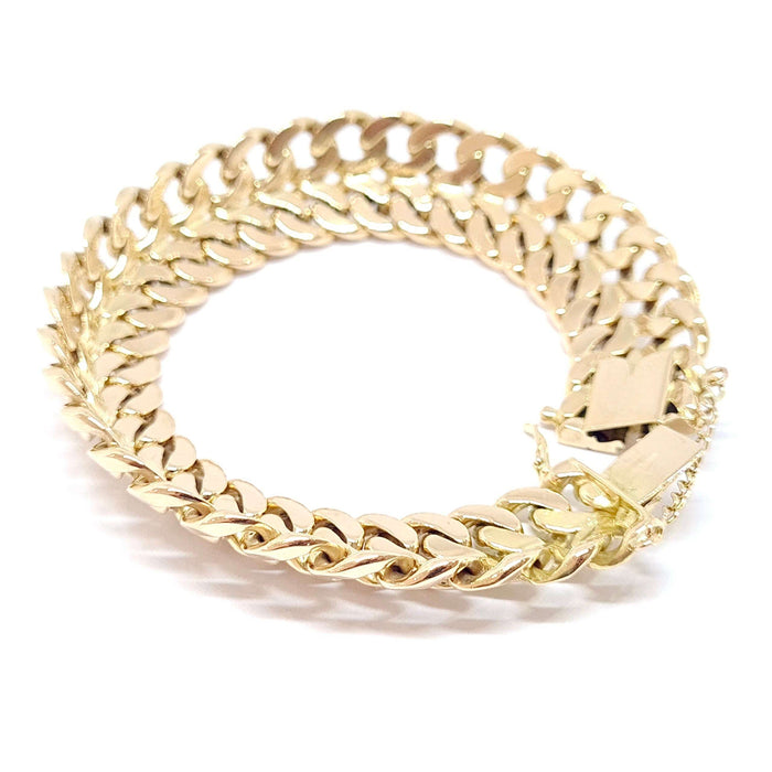 Bracelet Bracelet ancien or jaune 18 carats 58 Facettes